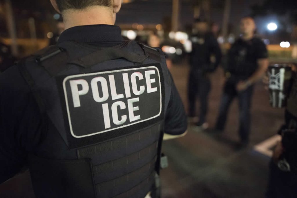 ICE officers at door judicial warrant requirement